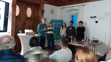 Das Team von SolarBildung beim Vortrag