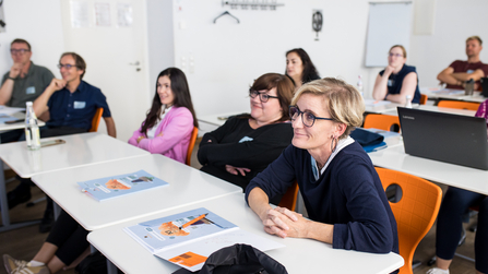 Tagungsteilnehmer beim Workshop